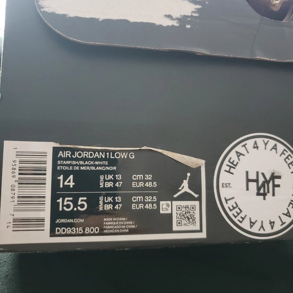 Size 14 - Jordan 1 Low Golf Shattered Backboard 2022 - Picture 8 of 8